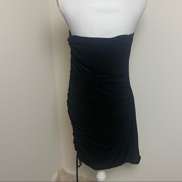 NWT Fashion Nova XL Party Dress Black Strapless New Years Eve Club Dance Sexy - Picture 7 of 12
